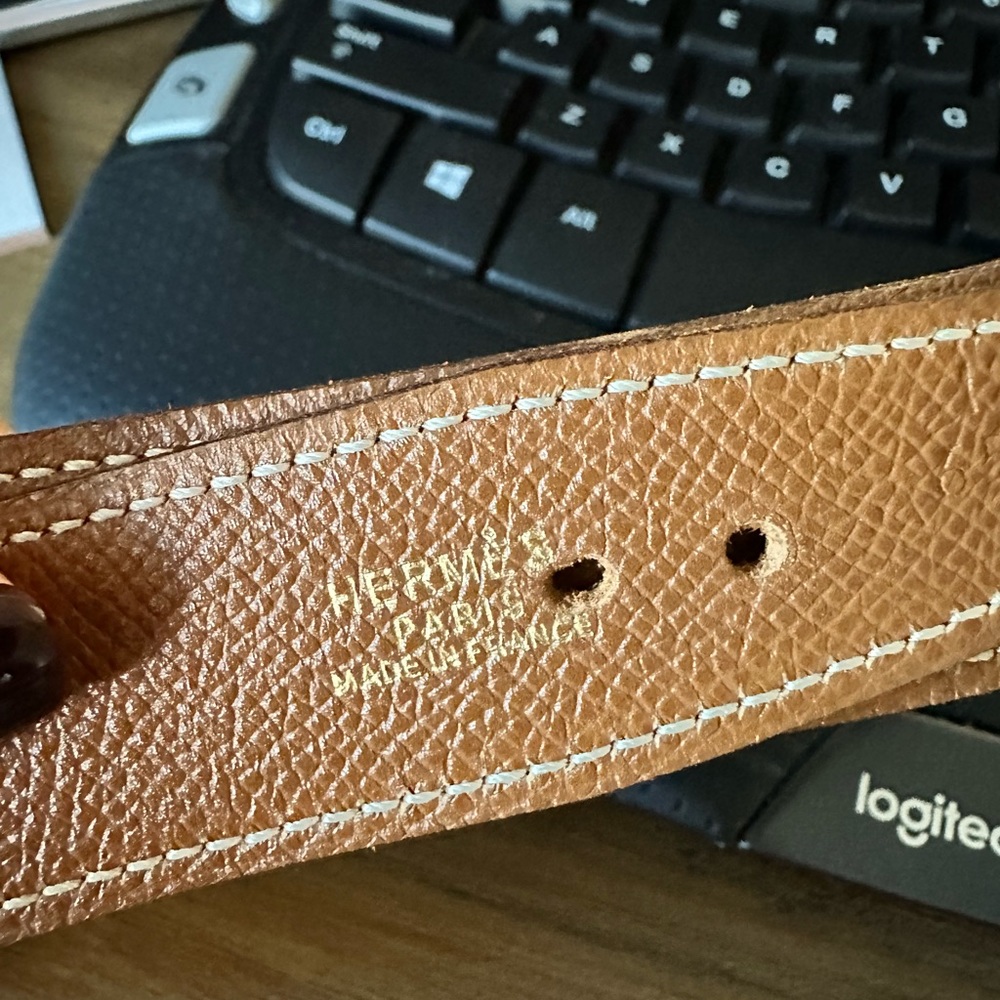 Hermes belt, never used, brand new. - Picture 3 of 6